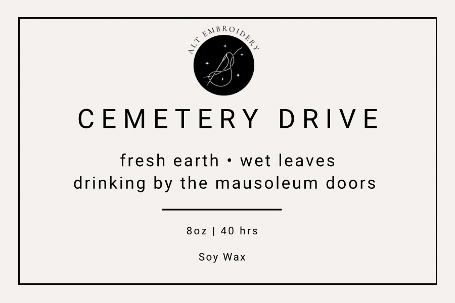 Cemetery Drive Soy Candle