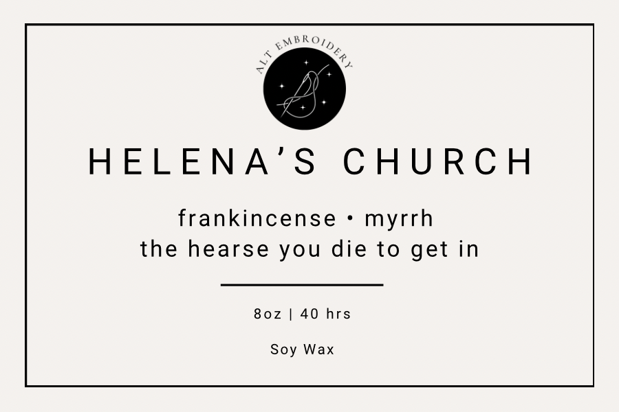 Helena's Church Soy Candle